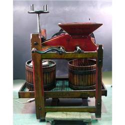 Large Apple Press w/original finish & Artwork