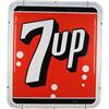 Image 1 : Large 7-up tin sign like new 31" x 36"