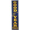 Image 1 : 1950's "Goodyear Tires" Porcelain 7' Tall Vertical Sign