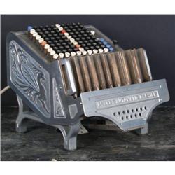 Lot of 3 Items:Brandt Coin Changer, Balance Scale, Sign