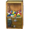 Image 1 : Victor wood sided Coin-Op Gumball vending machine