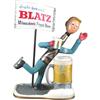 Image 1 : Blatz Beer Skater Sign  Milwaukee's Finest  1950's