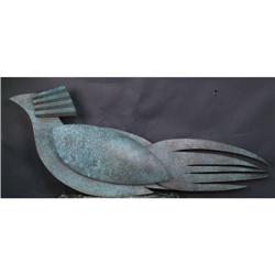 C 1940's "Modern" wall sculpture of a Bird in Flight