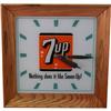 Image 1 : Wooden Framed 7-up Clock  16" square
