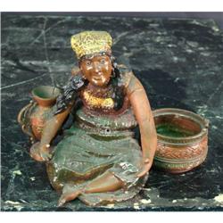 Mid-Eastern Figural Woman w/ pots