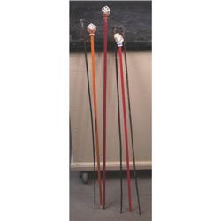 Lot of 6  Carnival Prize Walking Sticks
