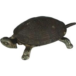 Large Clockwork turtle hotel call bell c1880's