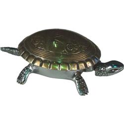 Small nickel plated clockwork advertising hotel call be