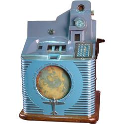 5 cent Mills Dial Aeroplane Slot Machine restored