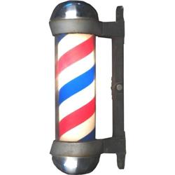 Tall  Wall Mount Barbers Pole  (Working Condition)