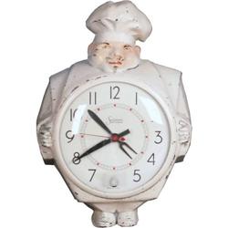 Sessions electric kitchen clock in shape of chef