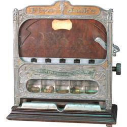 1 cent Rockola Five Jacks Flip Game