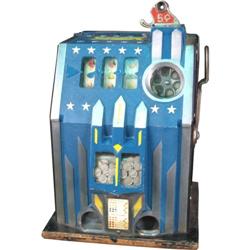 5c Pace Comet Slot Machine w/ 2 Payout cups