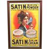 Image 1 : "Satin Skin Powder"  Paper, Framed Poster  31 x 46"