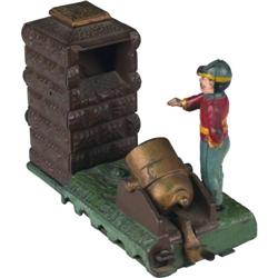 Artillary Mechanical Bank J & E Stevens c1892