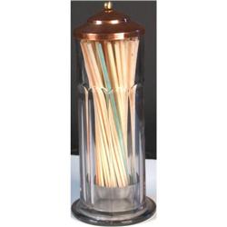 Straw Jar w/ Old Paper Straws