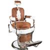 Image 1 : Restored "Berninghaus" Barber Chair in Cow Hide