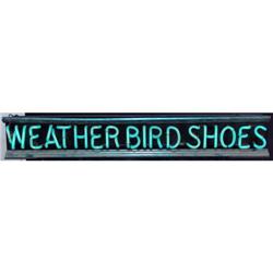 2 Weatherbird Shoe Adv Items  Neon Sign & a Nodder