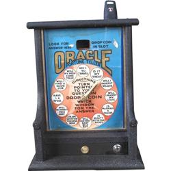 "Oracle"  Coin-op Fortune Teller - wood case