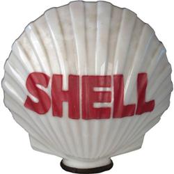 Shell Gas Pump Glass Globe - Shell Shaped Original