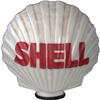 Image 1 : Shell Gas Pump Glass Globe - Shell Shaped Original