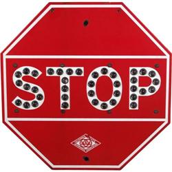 Stop Sign w/Jewels Calif State Automobile Assoc.