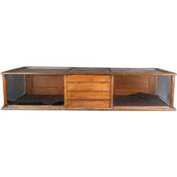 Cash Drawer Counter top Display Case 52" x 12" x 22" Oa