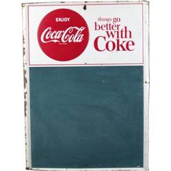 Coca-Cola `Things go better with Coke" tin sign board 1