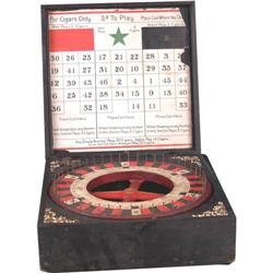 Mills "New Idea"  Cigar Related Roulette Wheel in Box