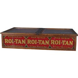 Roi Tan Counter Display Case 32" x 7" x 20" Butterfly t