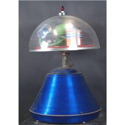 Pepsi-Cola Flying Saucer w /Frog as Pilot holding Pepsi