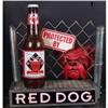 Image 1 : Red Dog Beer Sign  brewed by Miller  Very Solid Piece