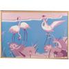 Image 1 : Picture of 2 Flamingos (Turner ?)  Stamped