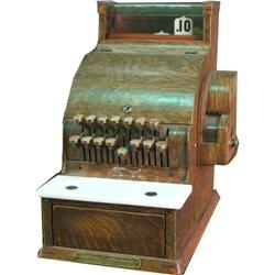 NCR (Woodgrain Over Metal) Candy Store Cash Register