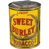 Image 1 : Light Sweet Burley Tobacco round tin 8 ½" x 10"