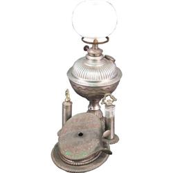 Peter Hauptmann Cigar Cutter / Lighter Lamp by Brunhoff