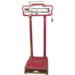 Early Howe Doctors' Scale w/ Height Rod  Restored