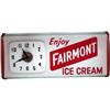 Image 1 : Fairmont Ice Cream Sign w /Light & Clock