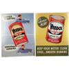 Image 1 : Lot of 2 Veedol Cardboard Signs 1958 NOS