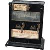 Image 1 : Porcelain & Glass Coin-Op postage stamp vendor