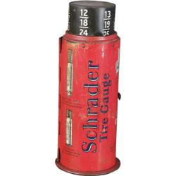 Schrader Tire Gauge Cannister