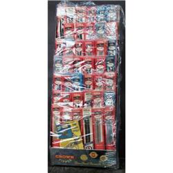 "Crown Zipper" display filled w /10c Zippers