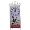 Image 1 : "Coke"  Coca-Cola Bowling Scene Clock 1950's