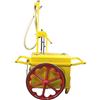 Image 1 : Shell Gas  Restored Oil Cart w/Heart Shaped Wheels