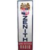 Image 1 : "Zenith" Long Distance Radio Metal Sign- 1 sided