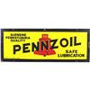 Image 1 : Porcelain Pennzoil Sign  15 x 40"