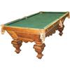 Image 1 : Brunswick Pool table 4' x 7' with fancy legs