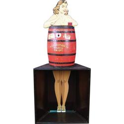 25c Barrel Peep Show on Stand