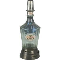 Kentucky Bourbon Display with Vodka bottle tip jar