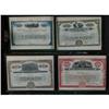 Image 1 : 4 framed Stock Certificates